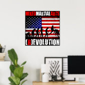 Poster MIXED MARTIAL ART - Evolution (Révolution) Graphiq (Bureau à domicile)