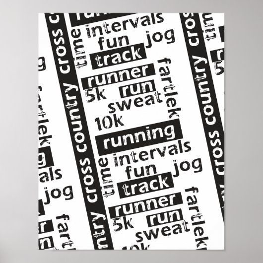 Poster Mixed Run Runner Theme (Devant)
