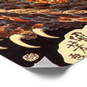 Poster Miyamoto Musashi Kuniyoshi Art japonais (Coin)