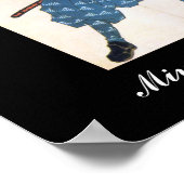 Poster Miyamoto Musashi Peinture c. Années 1800 (Coin)