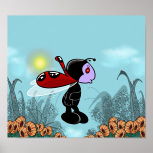 Poster Mizz Ladybug