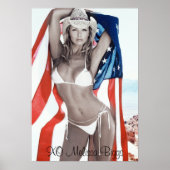 Poster MJB maillot de bain Calendrier American Shot, XO M (Devant)