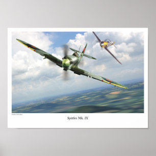 Poster Mk Spitfire IX
