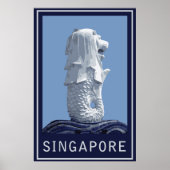 Poster Mlion de Singapour (Devant)