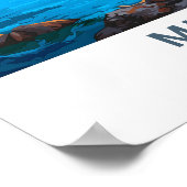 Poster Mljet Croatie Imprimer (Coin)