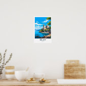 Poster Mljet Croatie Imprimer (Cuisine)