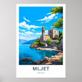Poster Mljet Croatie Imprimer (Devant)