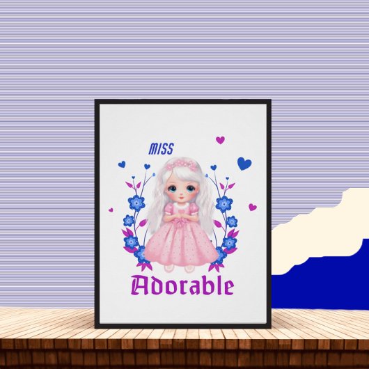 Poster Mlle adorable