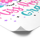 Poster Mlle Pré-k Grad préscolaire Diplômée filles enfant (Coin)