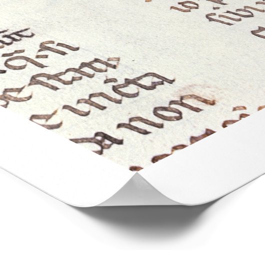 Poster Mme 150 f.61v Un arrêt, des "Décrets de St. (Coin)