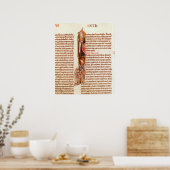 Poster Mme 21 fol.97 Ruth et Boaz, d'une Bible (Cuisine)