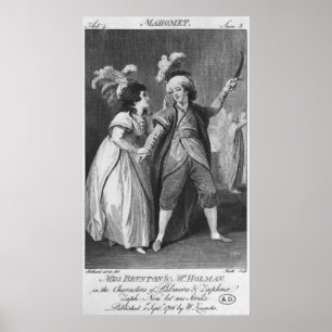 Poster Mme Brunton et M. Holman en tant que Palmira et