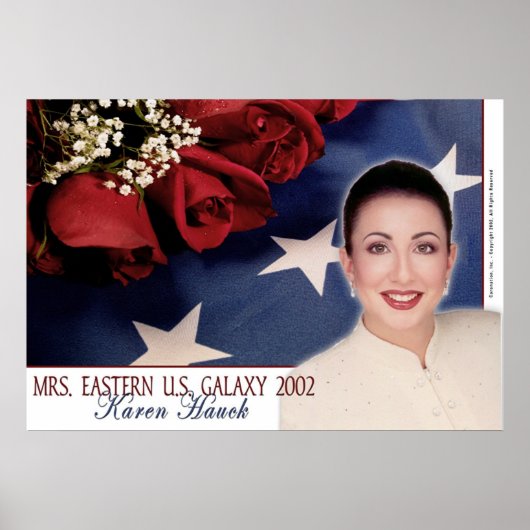 Poster Mme Eastern U.S. Galaxy, Karen Hauck - 2 (Devant)