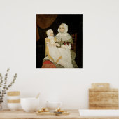 Poster Mme Elizabeth Freake & Baby Mary C 1671-74 (Cuisine)