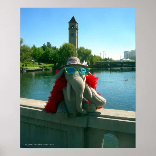 Poster Mme Ella au parc (Devant)