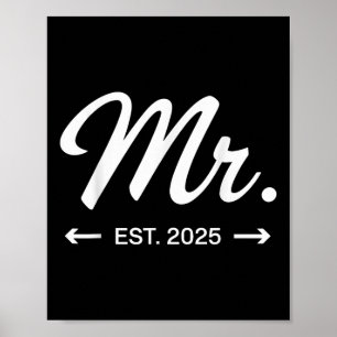 Poster Mme. Ét. 2025 Tout juste mariés Mariage M &amp;