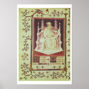 Poster Mme Fr 13091 f.11v Le Prophète Isaïe, du Ps