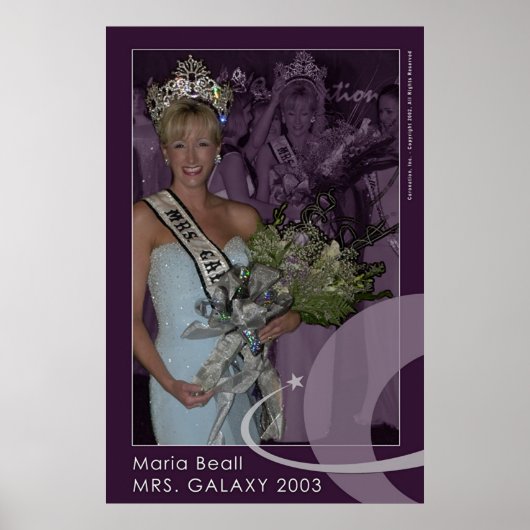 Poster Mme Galaxy 2003 (Devant)