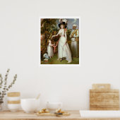 Poster Mme Graham de Kinross, sa fille et un Jamadar, (Cuisine)