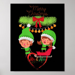 Poster Mme M. le Mariage Xmas Groom Mariées Elfen Bri