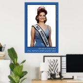 Poster Mme Pennsylvania Galaxy 2002 - Bleu (Bureau à domicile)