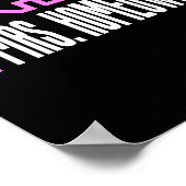 Poster Mme Propriétaire Première fois Propriétaire Pendai (Coin)