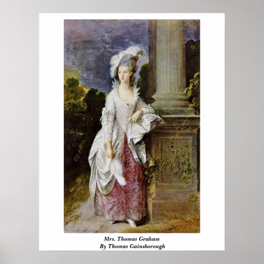 Poster Mme Thomas Graham Par Thomas Gainsborough (Devant)