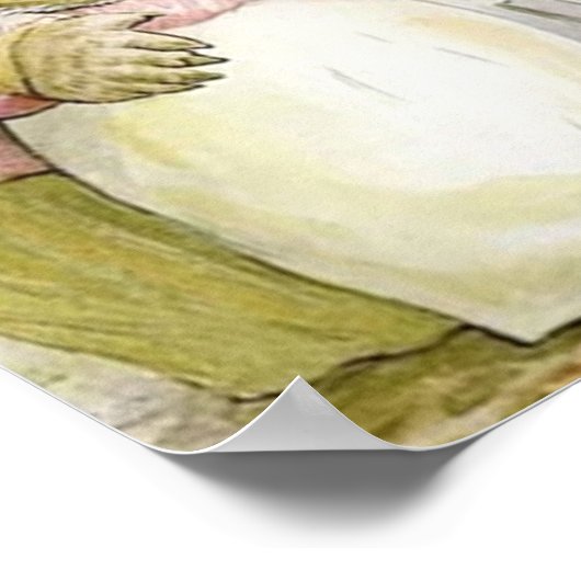 Poster Mme Tiggywinkle Beatrix Potter (Coin)