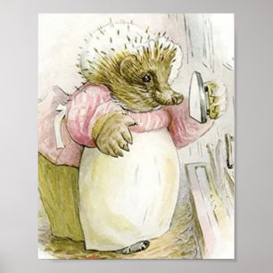 Poster Mme Tiggywinkle Beatrix Potter