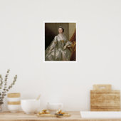 Poster Mme Wardle, 1742 (huile sur toile) (Cuisine)