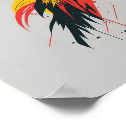 Poster Mmime coloré (Coin)