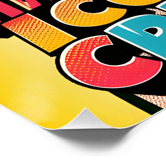 Poster "Mmm...ice cream !" (Coin)