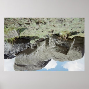 Poster Moai Pit dans le ciel