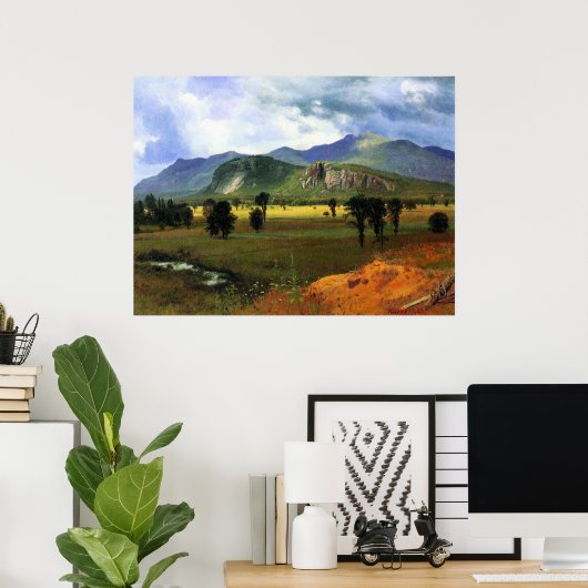 Poster Moat Mountain, New Hampshire Bierstadt (Bureau à domicile)