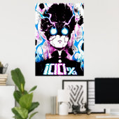 Poster Mob Psycho 100 100 (Bureau à domicile)