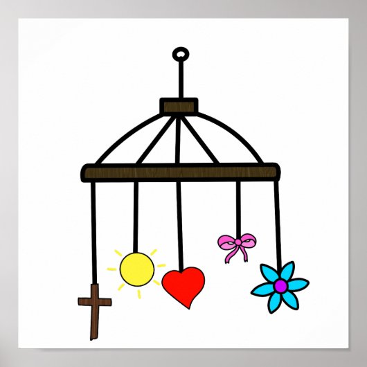 Poster mobile pour bébé (Devant)