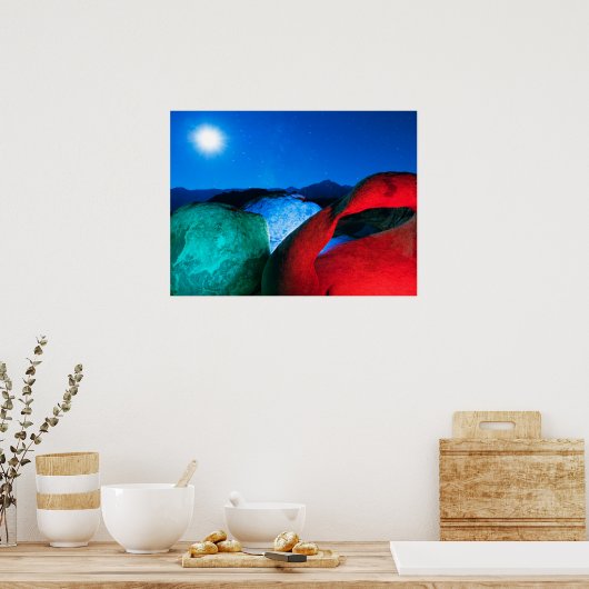 Poster Mobius Arch & Rocks | Alabama Hills, Californie (Cuisine)