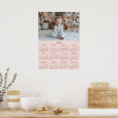 Poster Mocha Blush 2026 Photo Calendar 20x28 (Cuisine)