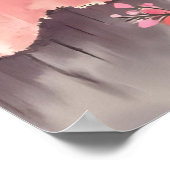 Poster Mocha Vérone Coucher de soleil Mountain Meadow Bib (Coin)