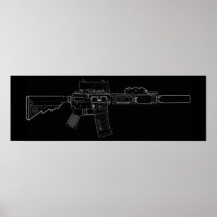 Poster Mod 0 de CQBR MK18