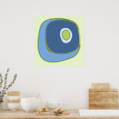 Poster Mod Circle 5 - Art Print (Cuisine)