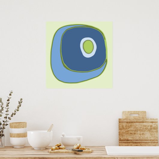 Poster Mod Circle 5 - Art Print (Cuisine)