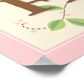 Poster Mod Monkey Personnalisé Personnalisé Baby Name Pos (Coin)