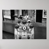 Poster Mod vintage scooter (Devant)