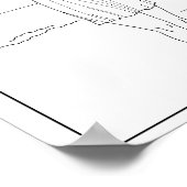 Poster Mode 1913 Femme Swimwear Ocean Water (Coin)