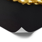 Poster Mode Africaine or émeraude verte bijoux femme (Coin)