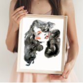 Poster Mode aquarelle