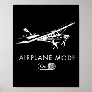 Poster Mode Avion Pilote Super Bush Cub