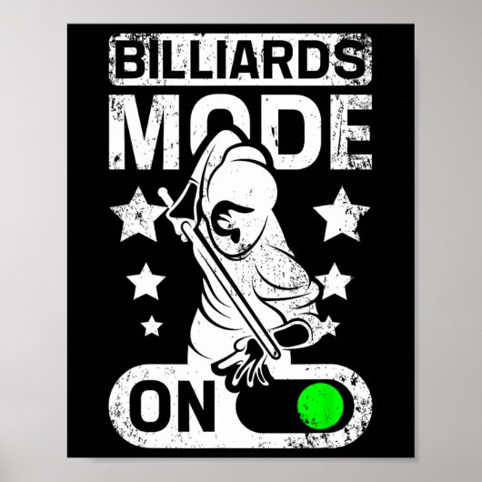 Poster Mode Billard activé (Devant)