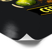 Poster Mode Chaos Golden Retriever Activé (Coin)